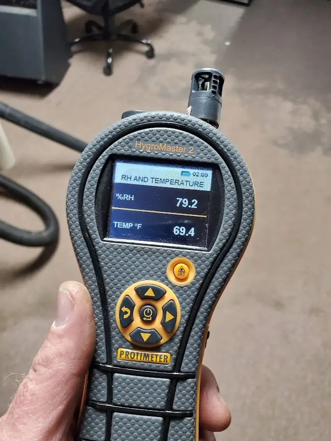 Moisture meter humidity assessment for Fire & Smoke Damage Restoration in Alta Sierra